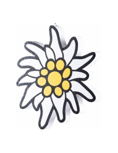 Edelweiss flor de las nieves para la decoración de fiestas populares y escaparates