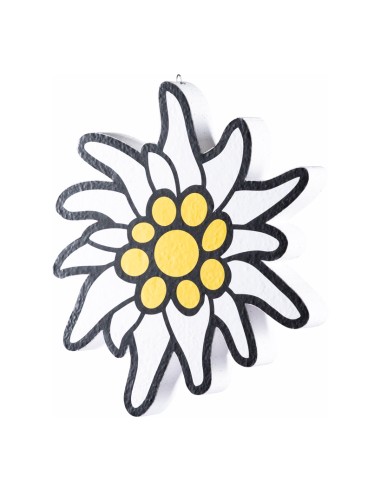 Edelweiss flor de las nieves para la decoración de fiestas populares y escaparates