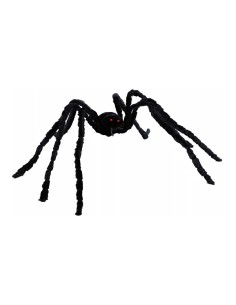 Araña para Halloween en escaparates de tiendas