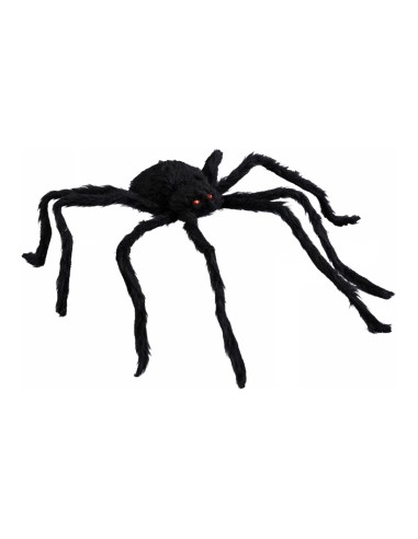Araña para Halloween en escaparates de tiendas