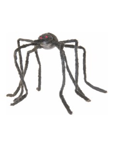 Araña para Halloween en escaparates de tiendas