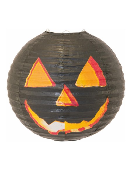 Farolillo de papel calabaza  Para escaparates y fiestas en Halloween
