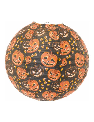 Farolillo de papel de calaveras para la fiesta de Halloween