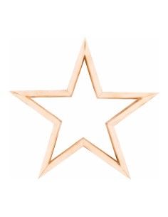Estrella de madera para la decoración navideña de centros comerciales calles tiendas