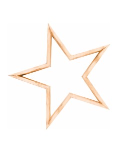 Estrella de madera para la decoración navideña de centros comerciales calles tiendas