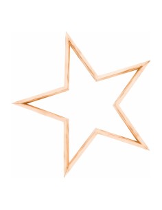 Estrella de madera para la decoración navideña de centros comerciales calles tiendas