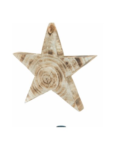 Estrella de madera para la decoración navideña de centros comerciales calles tiendas