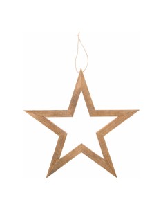 Estrella de madera para la decoración navideña de centros comerciales calles tiendas