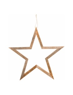 Estrella de madera para la decoración navideña de centros comerciales calles tiendas
