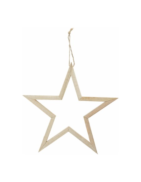 Estrella de madera para la decoración navideña de centros comerciales calles tiendas