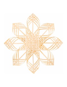 Estrella floral para la decoración navideña de centros comerciales calles tiendas