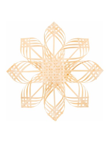 Estrella floral para la decoración navideña de centros comerciales calles tiendas