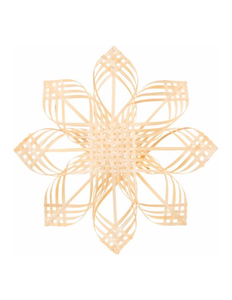 Estrella floral para la decoración navideña de centros comerciales calles tiendas