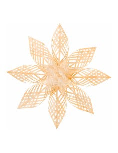 Estrella floral grande para la decoración navideña de centros comerciales calles tiendas