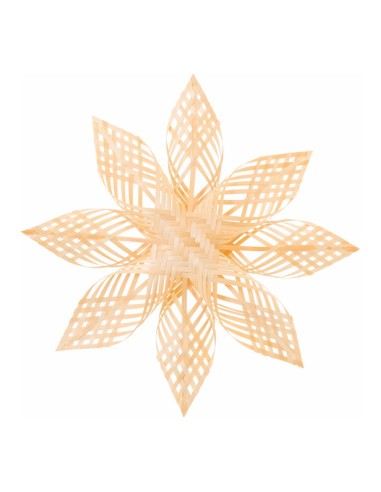 Estrella floral grande para la decoración navideña de centros comerciales calles tiendas