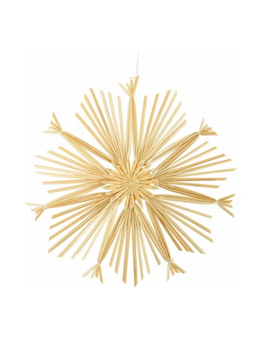 Estrella plana decorada para la decoración navideña de centros comerciales calles tiendas