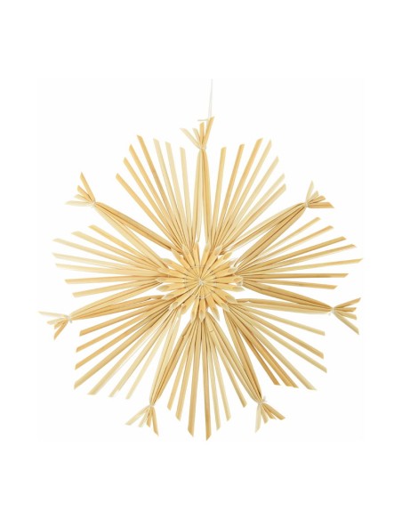 Estrella plana decorada para la decoración navideña de centros comerciales calles tiendas