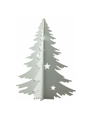 Árbol Navidad contornos 3D para la decoración de navidad con bolas y accesorios