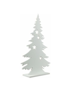 Árbol Navidad contornos 3D para la decoración de navidad con bolas y accesorios