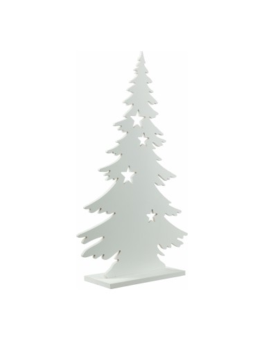 Árbol Navidad contornos 3D para la decoración de navidad con bolas y accesorios