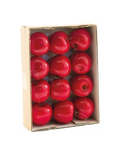 Manzana roja para la decoración árboles navideños para tiendas y centros comerciales