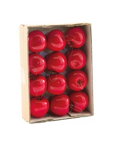 Manzana roja para la decoración árboles navideños para tiendas y centros comerciales