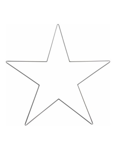 Estrella de metal para la decoración de centros comerciales calles y tiendas