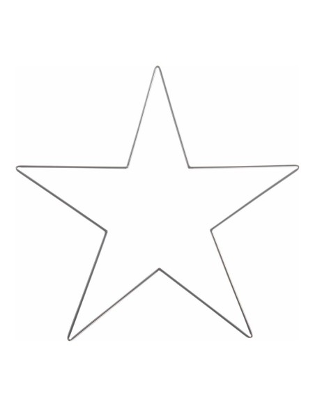 Estrella de metal para la decoración de centros comerciales calles y tiendas