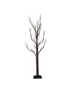 Árbol cartón LEDS para la decoración de navidad con bolas y accesorios