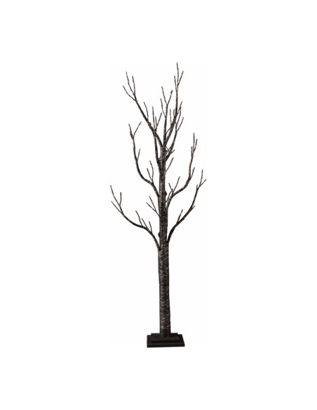 Árbol cartón LEDS para la decoración de navidad con bolas y accesorios