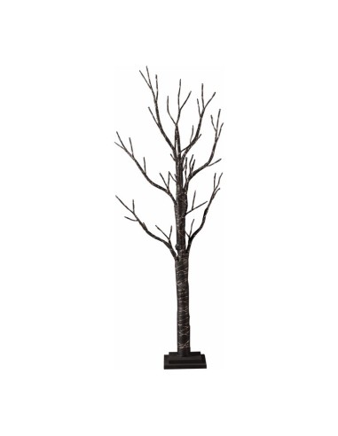 Árbol cartón LEDS para la decoración de navidad con bolas y accesorios