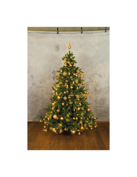 Pino Navidad para la decoración de navidad con bolas y accesorios