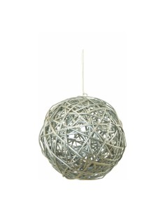 Bola de mimbre para la decoración árboles navideños para tiendas y centros comerciales