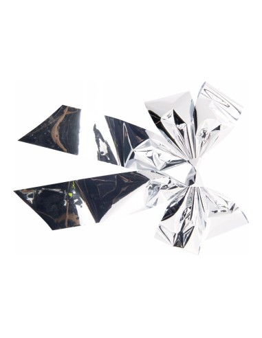 Lazo de papel metalizado para la decoración de árboles de navidad