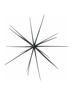 Estrella de Sputnik para la decoración de centros comerciales calles y tiendas