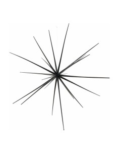 Estrella de Sputnik para la decoración de centros comerciales calles y tiendas