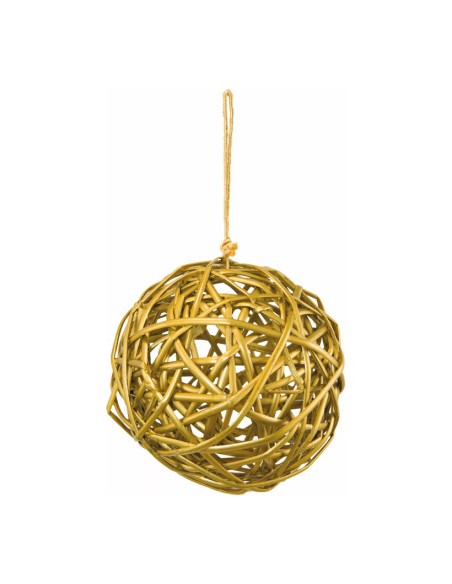Bola de mimbre para la decoración árboles navideños para tiendas y centros comerciales