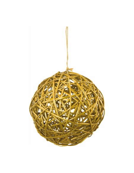 Bola de mimbre para la decoración árboles navideños para tiendas y centros comerciales