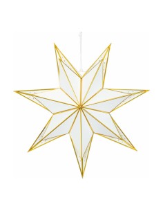 Estrella 3D para la decoración de centros comerciales calles y tiendas