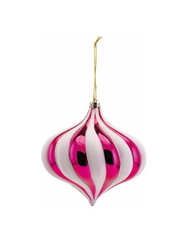 Adorno forma de cebolla para la decoración árboles navideños para tiendas y centros comerciales