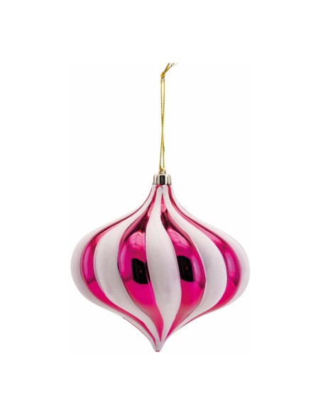 Adorno forma de cebolla para la decoración árboles navideños para tiendas y centros comerciales