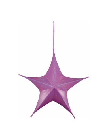 Estrella textil para la decoración de centros comerciales calles y tiendas