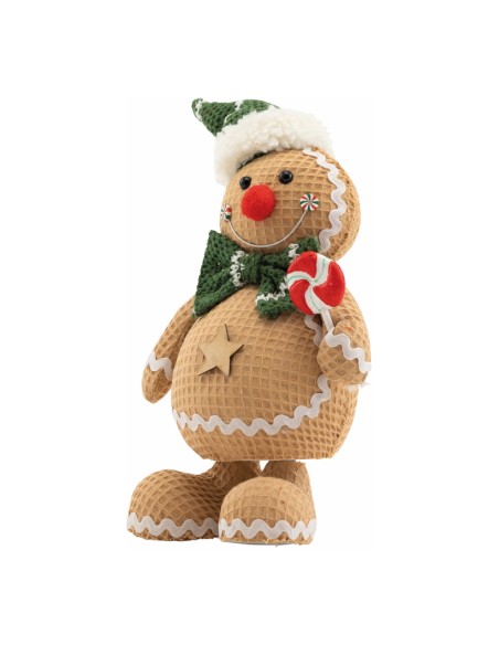 Muñeco jengibre tela "niño" para la decoración navideña de centros comerciales calles tiendas