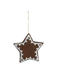 Pan de jengibre "estrella" para la decoración navideña de centros comerciales calles tiendas