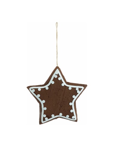 Pan de jengibre "estrella" para la decoración navideña de centros comerciales calles tiendas