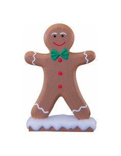 Pan de jengibre "niño" para la decoración navideña de centros comerciales calles tiendas