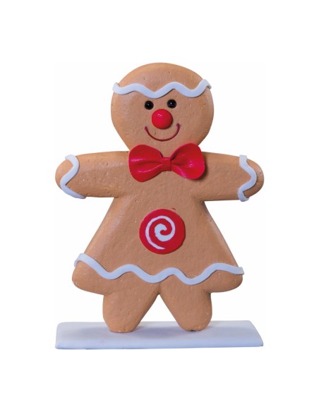 Pan de jengibre "niña" para la decoración navideña de centros comerciales calles tiendas