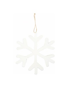 Copo de nieve blanco para la decoración navideña de centros comerciales calles tiendas