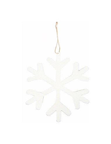 Copo de nieve blanco para la decoración navideña de centros comerciales calles tiendas
