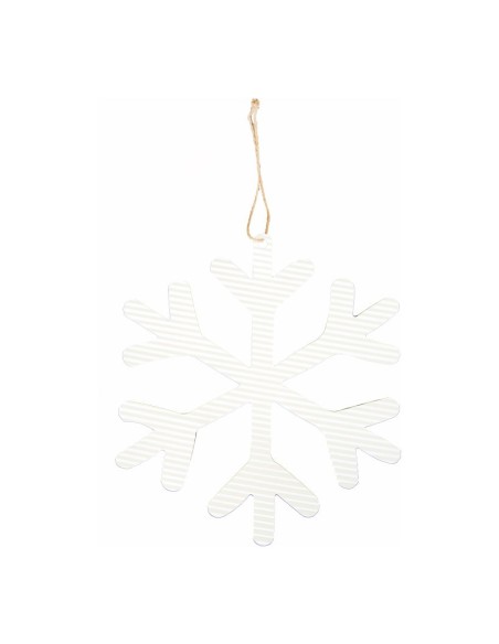 Copo de nieve blanco para la decoración navideña de centros comerciales calles tiendas